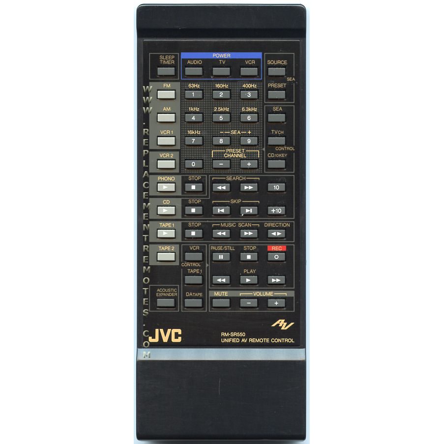 JVC RMSR550 Receiver Remote Control