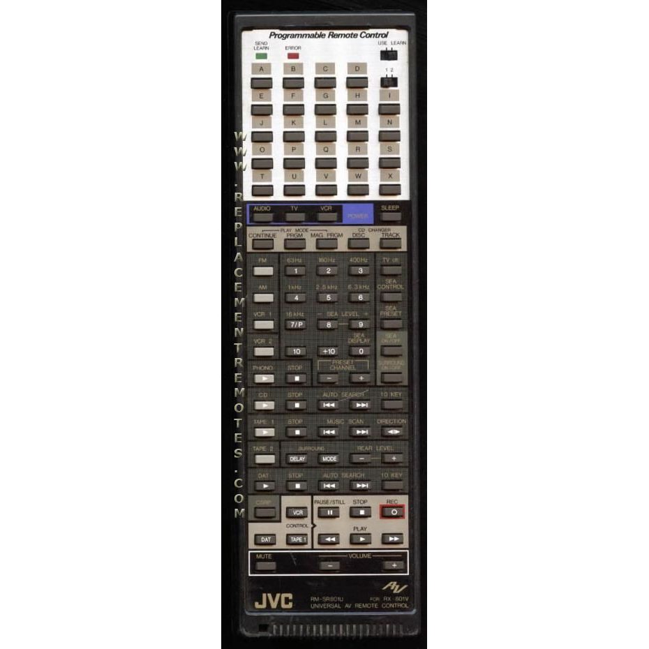 JVC RMSR801U Receiver Remote Control