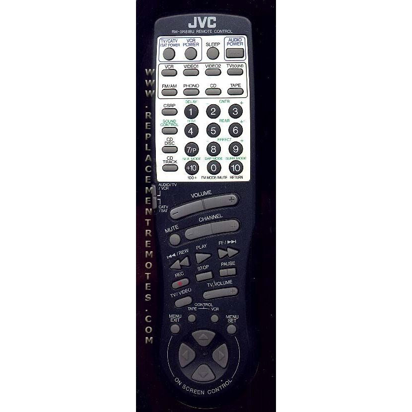 JVC RMSR818U Receiver Remote Control