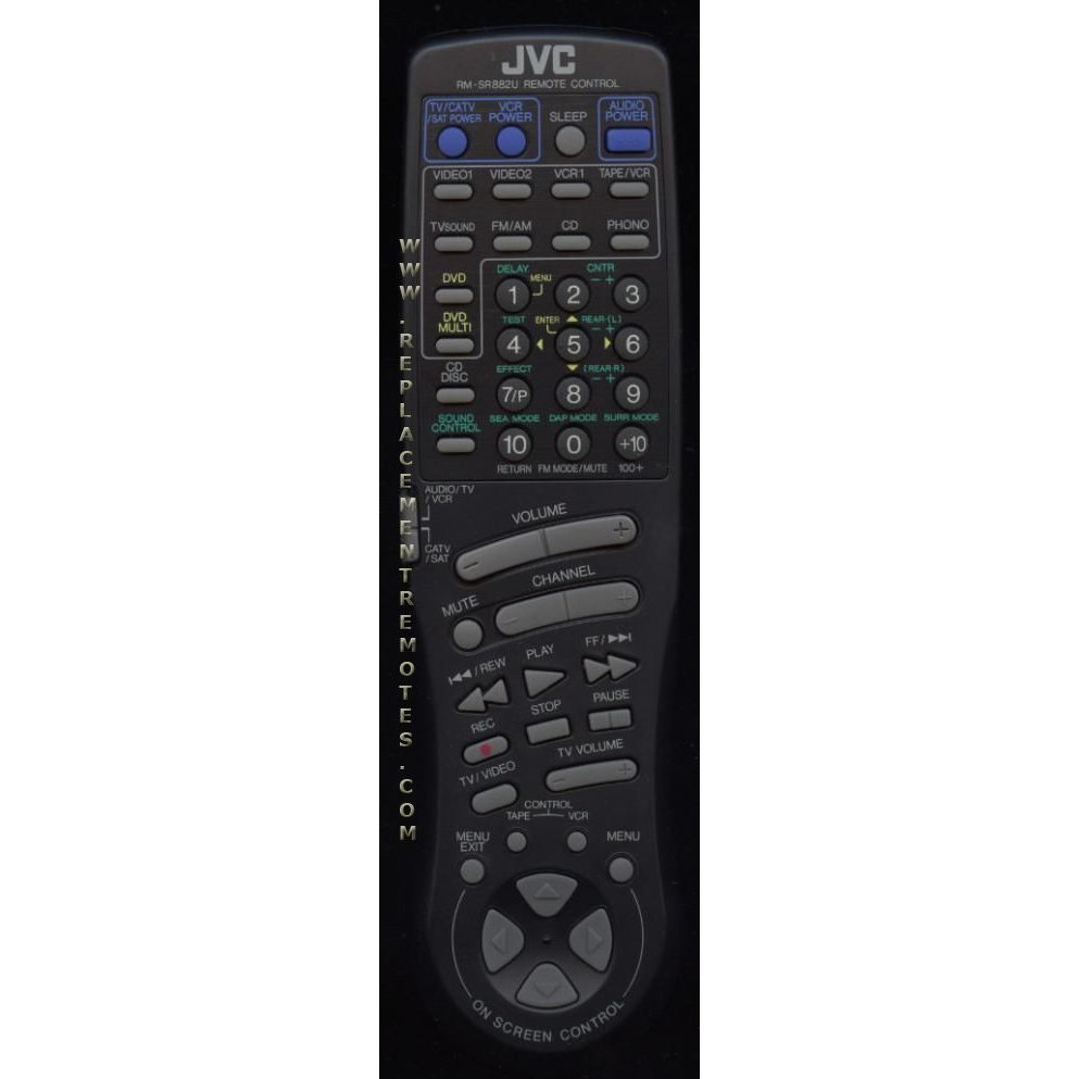 JVC RMSR882U Receiver Remote Control