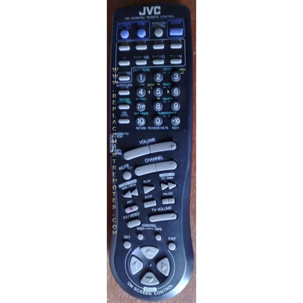 JVC RMSR884NU Audio Remote Control