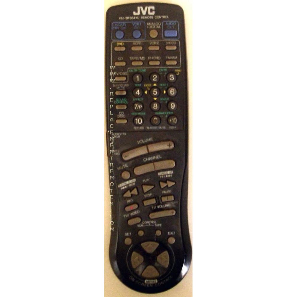 JVC RMSR884XU Audio Remote Control