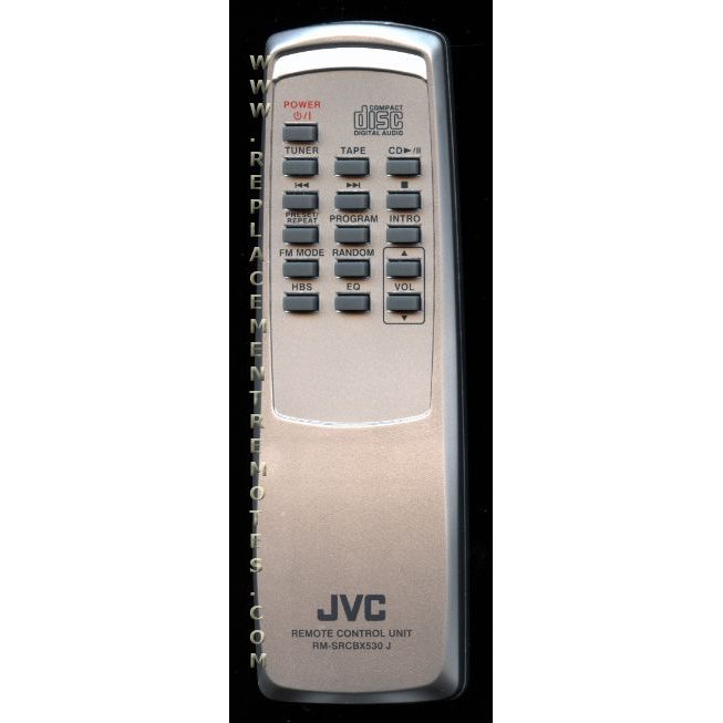 JVC RMSRCBX530J Audio Remote Control