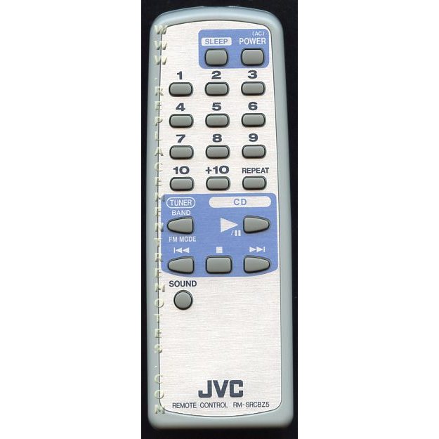 JVC RMSRCBZ5 CD Remote Control