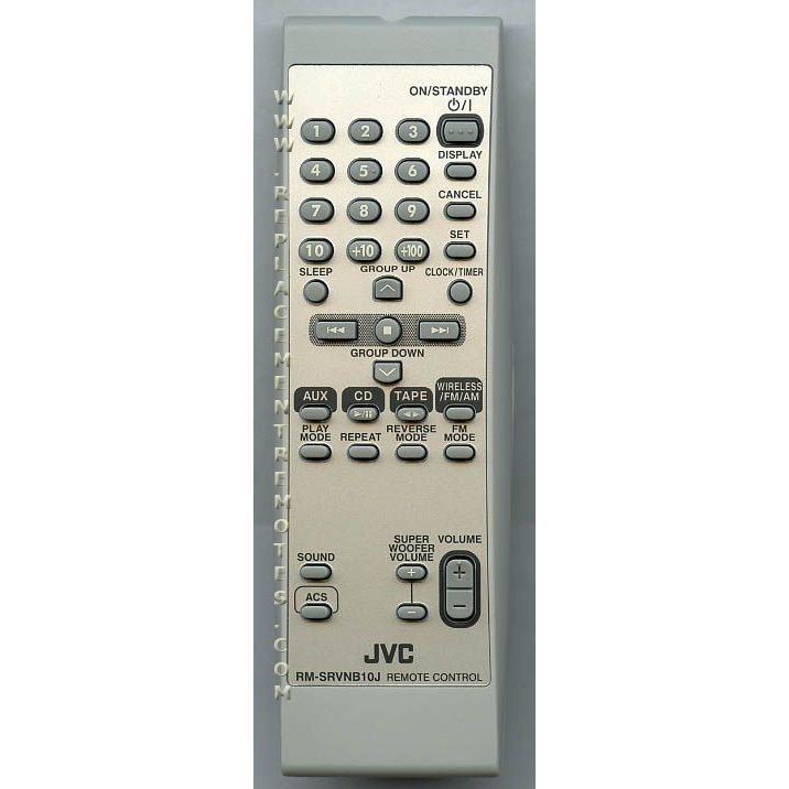 JVC RMSRVNB10J Audio Remote Control