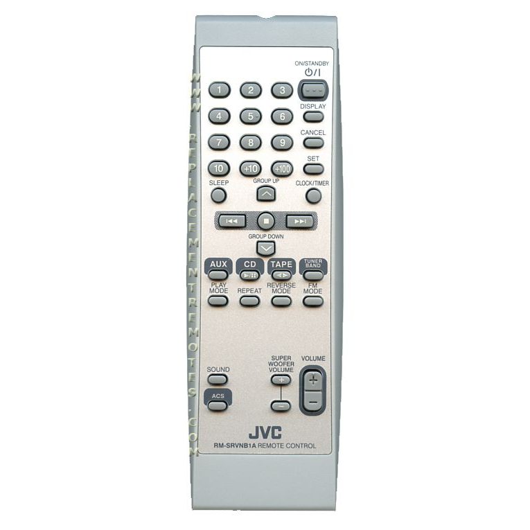 JVC RMSRVNB1AW1 Audio Remote Control