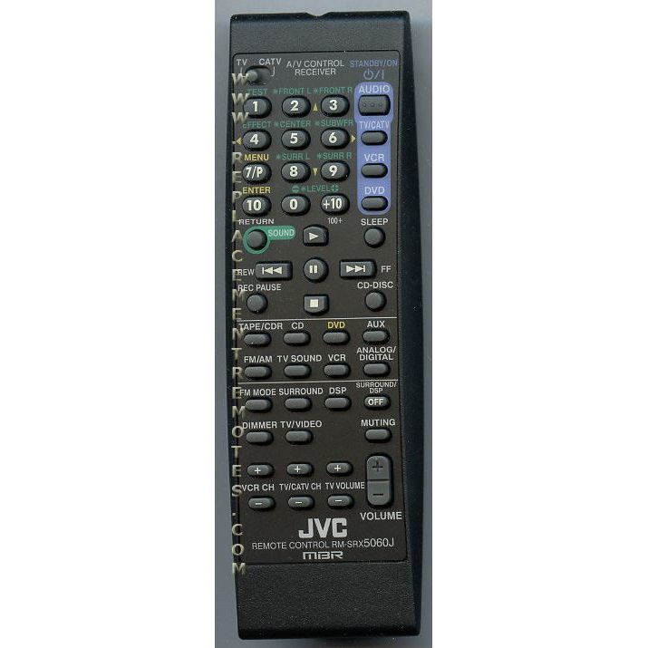 JVC RMSRX5060J Receiver Remote Control