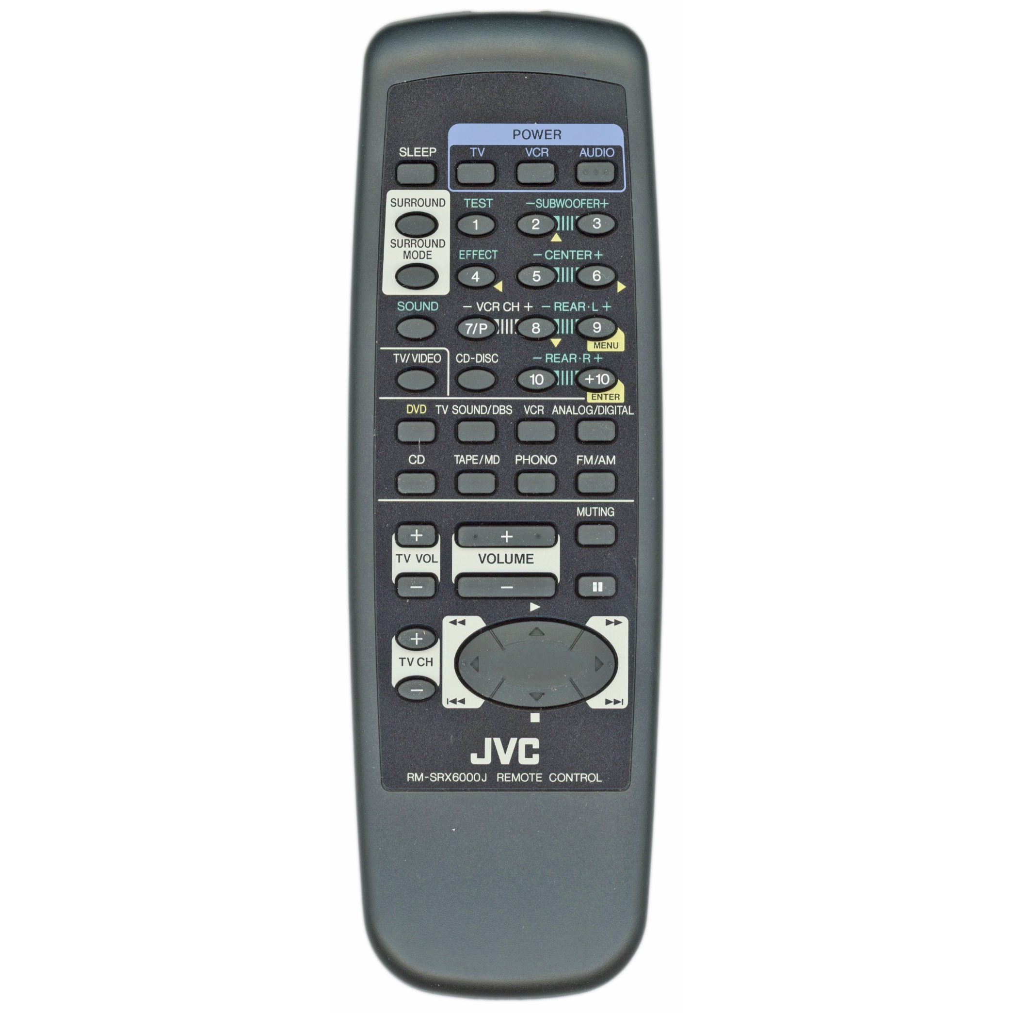 JVC RMSRX6000J Receiver Remote Control