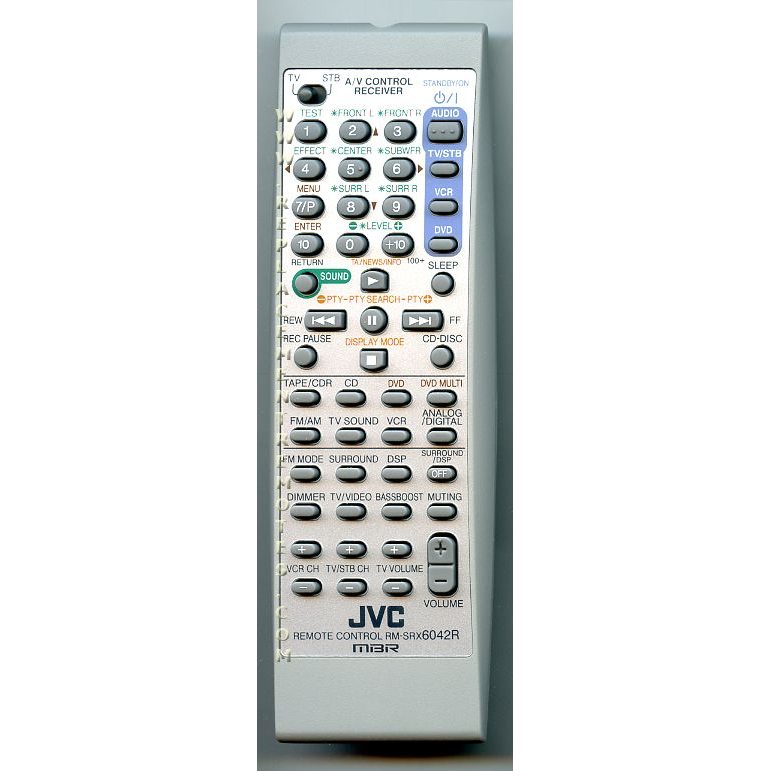 JVC RMSRX6042R Receiver Remote Control