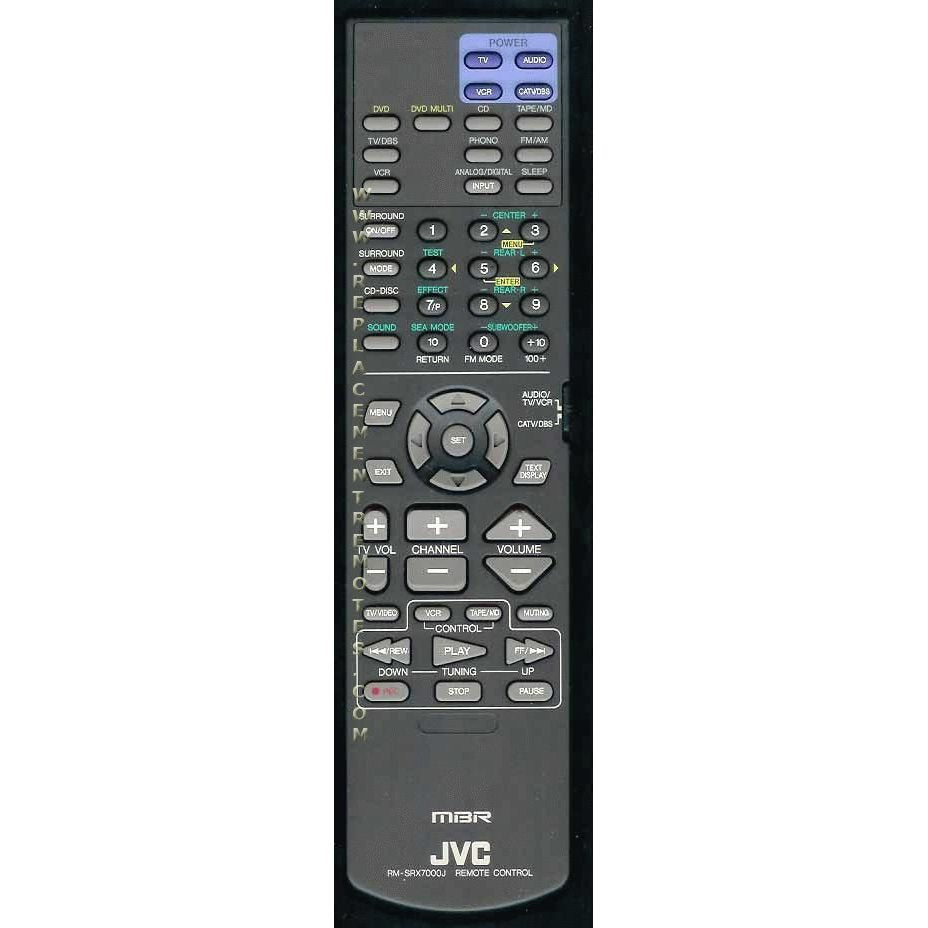 JVC RMSRX7000J Audio Remote Control