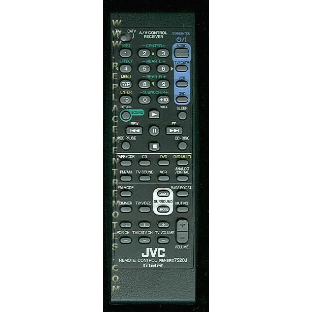 JVC RMSRX7520J Receiver Remote Control