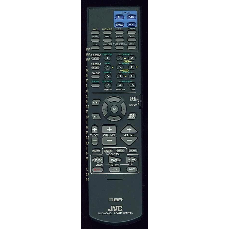 JVC RMSRX8000J Audio Remote Control