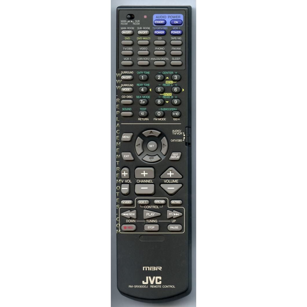 JVC RMSRX9000J Audio Remote Control