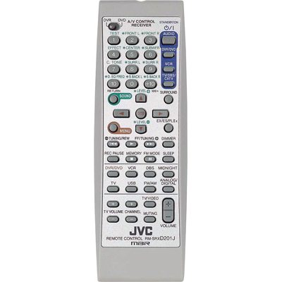 JVC RMSRXD201J Receiver Remote Control