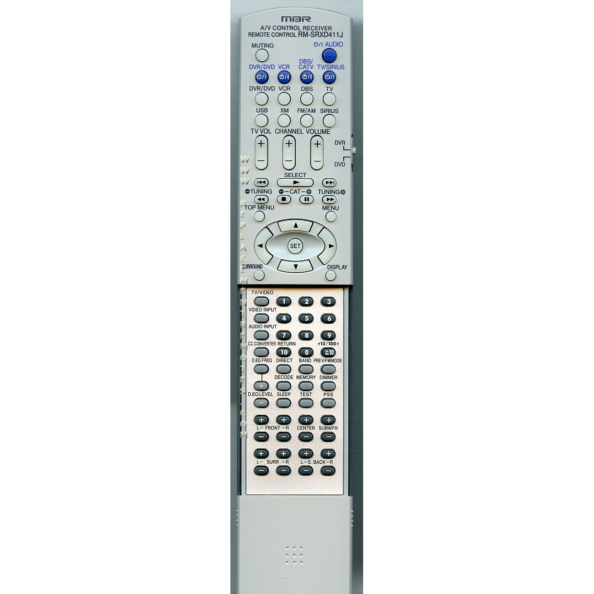 JVC RMSRXD411J Receiver Remote Control