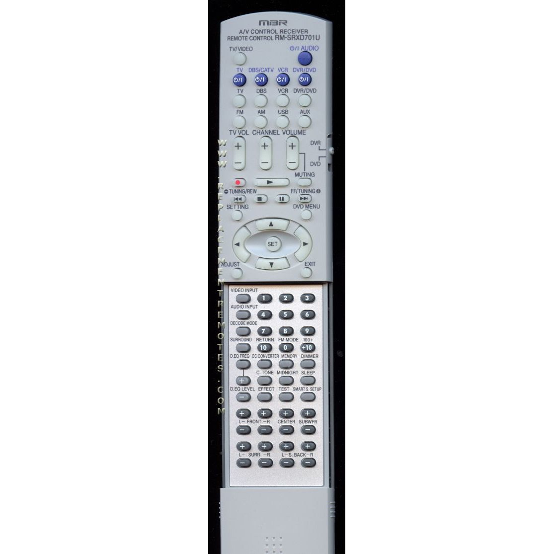 JVC RMSRXD701J Receiver Remote Control