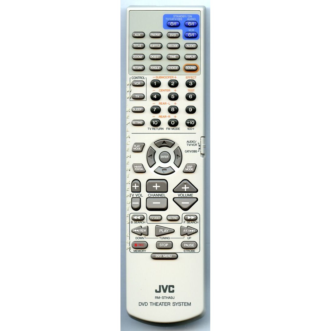 JVC RMSTHA9U Home Theater Remote Control