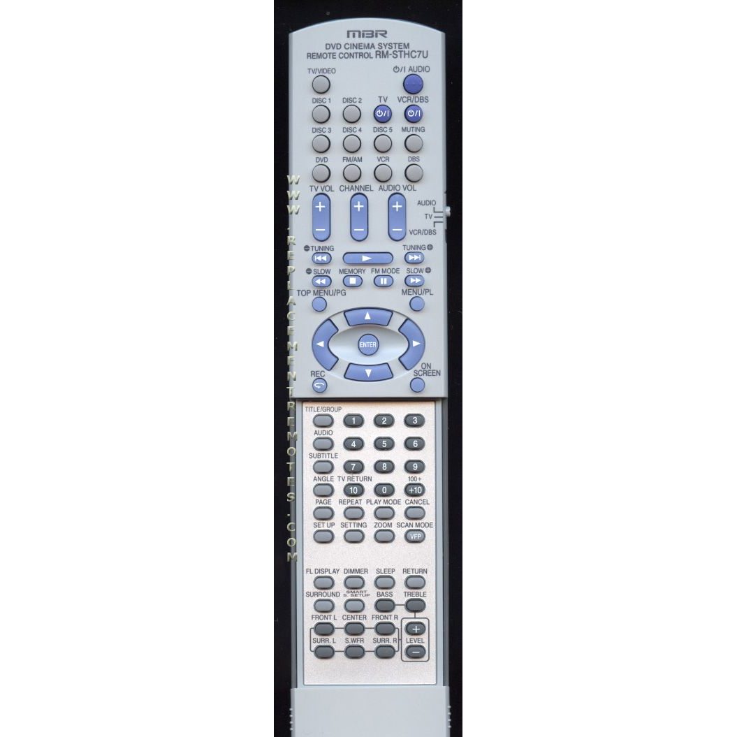 JVC RMSTHC7U Receiver Remote Control