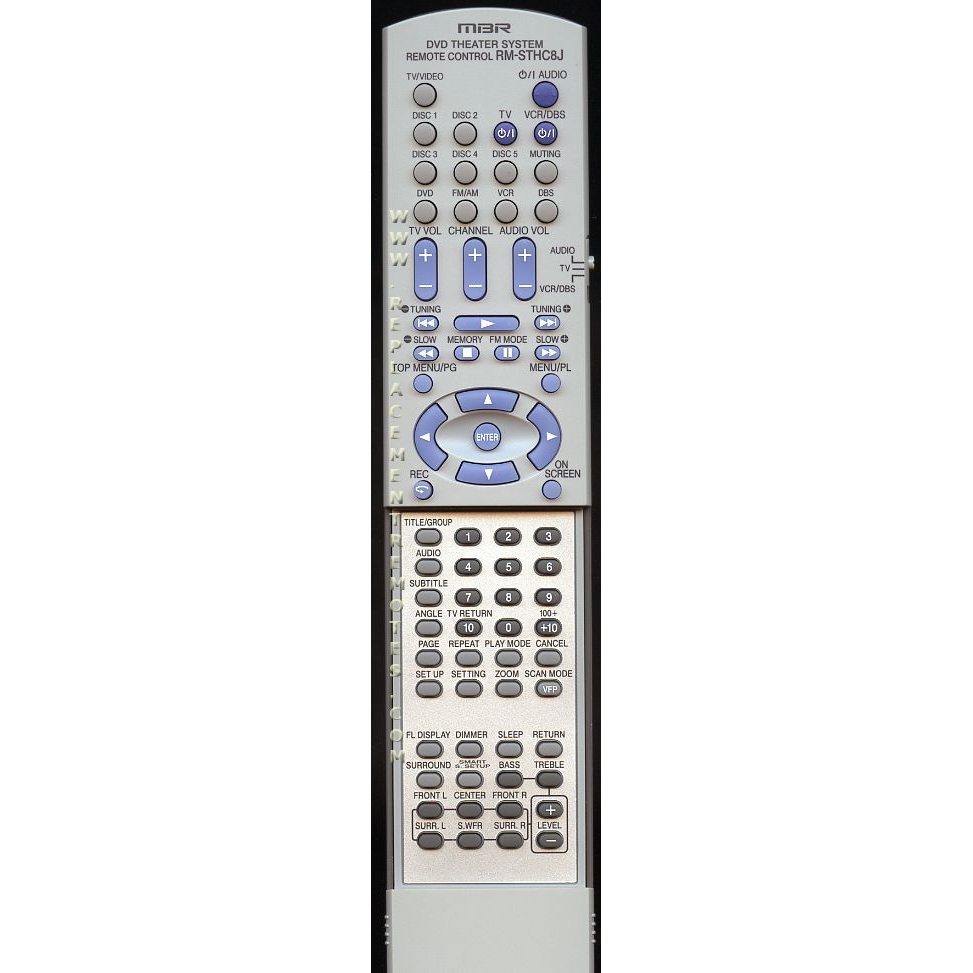 JVC RMSTHC8J Receiver Remote Control