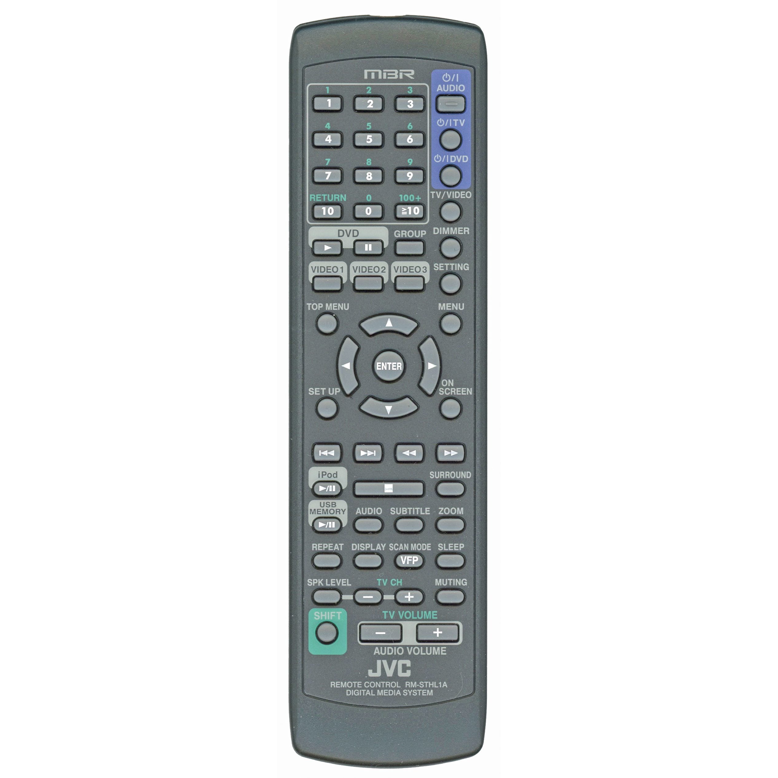 JVC RMSTHL1A DVD Remote Control