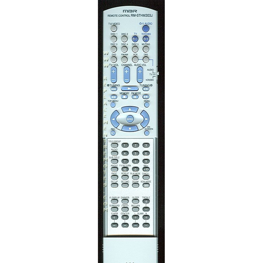 JVC RMSTHM303J Receiver Remote Control