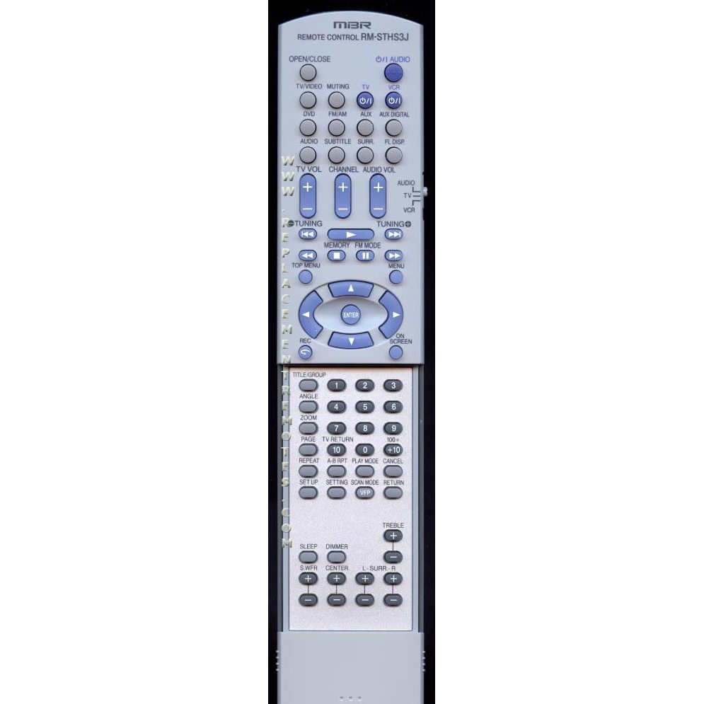 JVC RMSTHS3J Receiver Remote Control