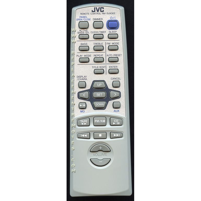 JVC RMSUXG6E Audio Remote Control