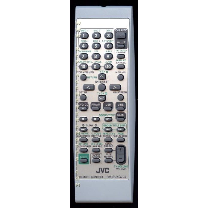 JVC RMSUXG70J Audio Remote Control