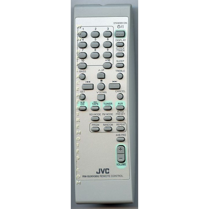 JVC RMSUXH30U Audio Remote Control