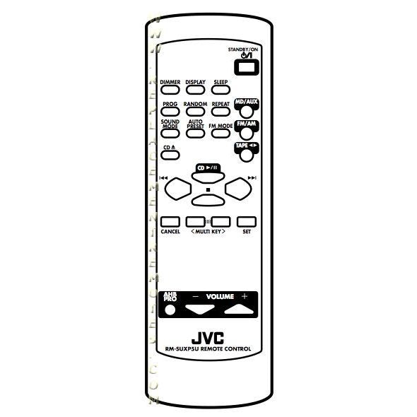 JVC RMSUXP5U Audio Remote Control