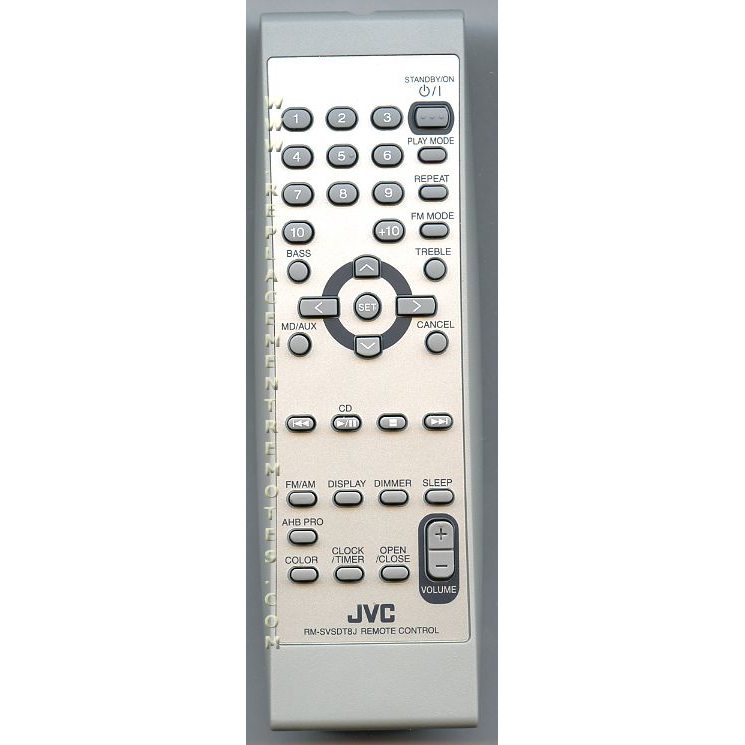 JVC RMSVSDT8J Audio Remote Control