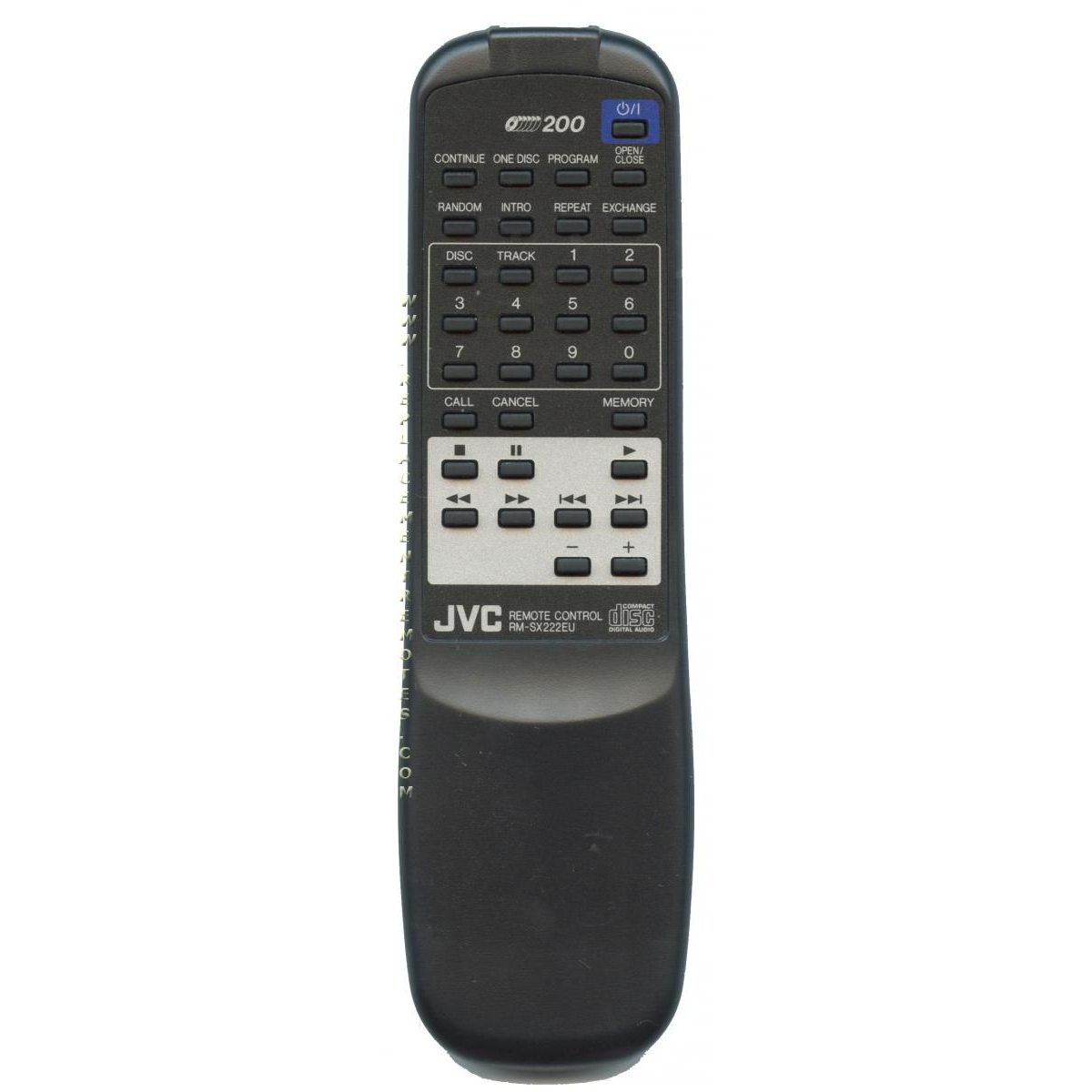 JVC RMSX222EU Audio Remote Control