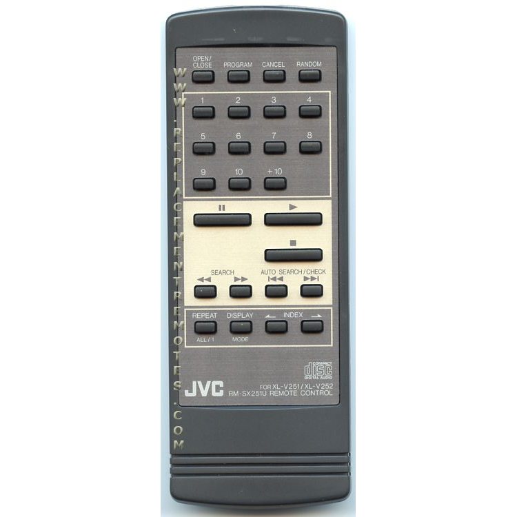 JVC RMSX251U Audio Remote Control