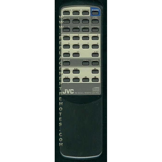 JVC RMSX252U CD Remote Control