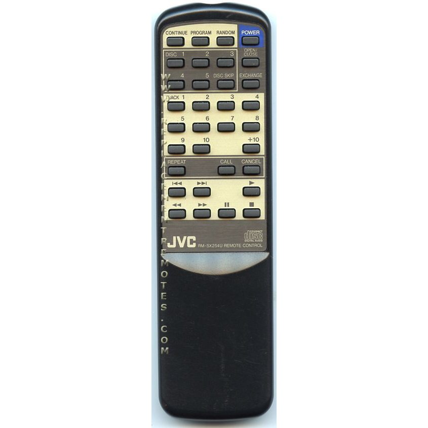 JVC RMSX254U CD Remote Control