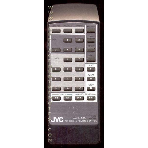 JVC RMSX304U CD Remote Control