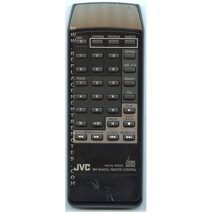 JVC RMSX403U CD Remote Control