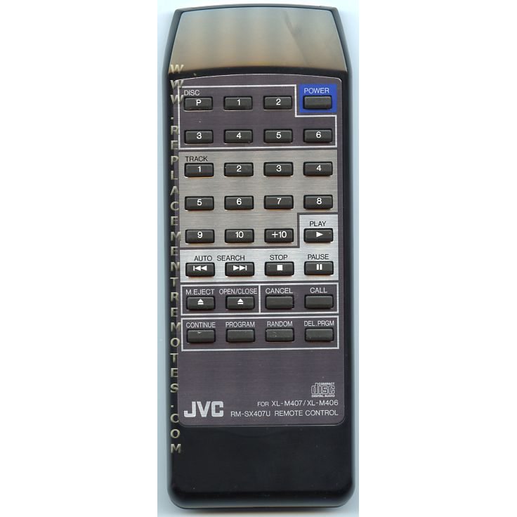 JVC RMSX407U Audio Remote Control