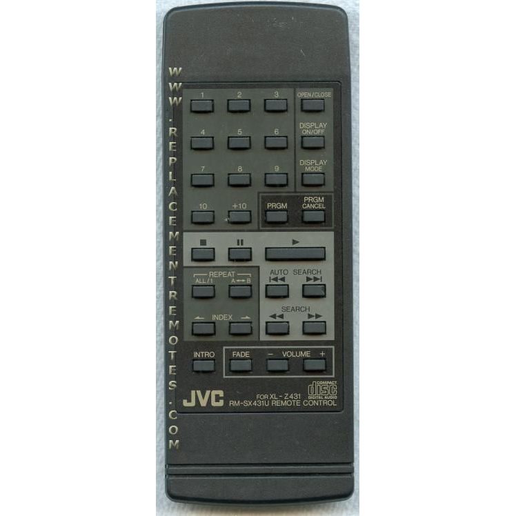 JVC RMSX431U CD Remote Control