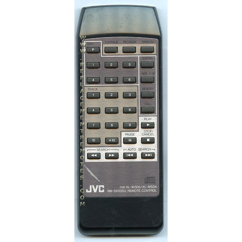 JVC RMSX505U CD Remote Control