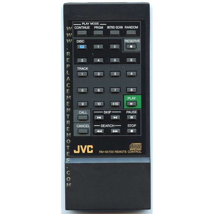 JVC RMSX700 Audio Remote Control