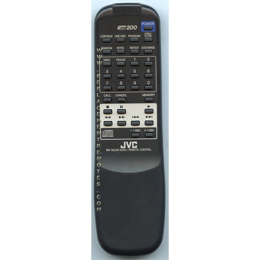 JVC RMSXLMC2000J CD Remote Control