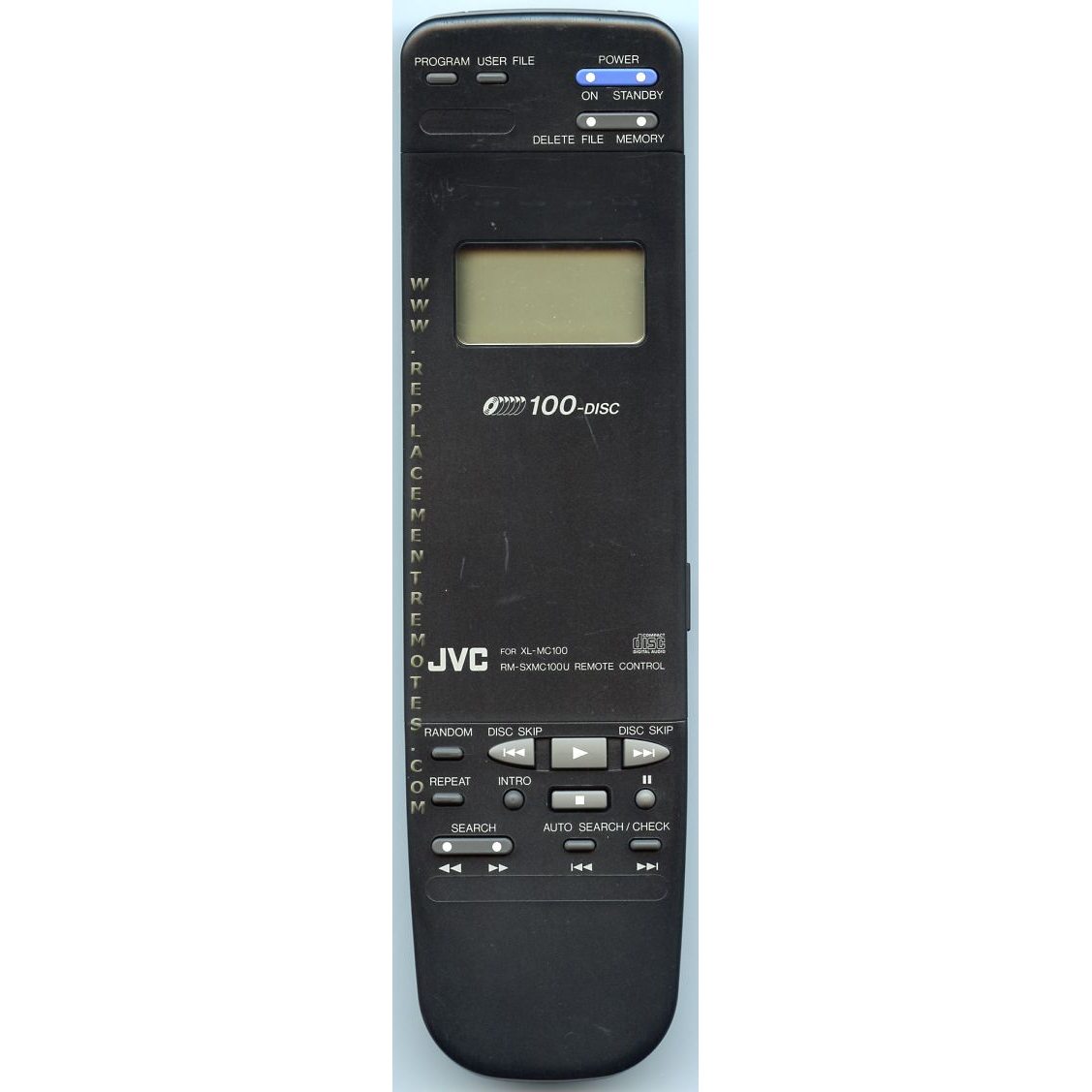 JVC RMSXMC100U CD Remote Control