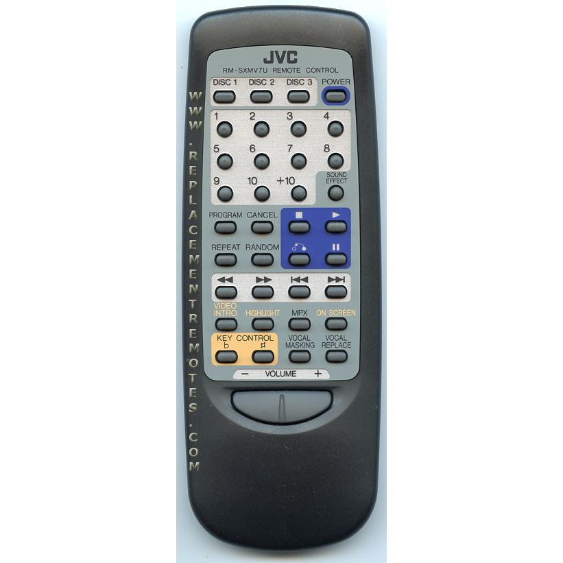 JVC RMSXMV7U Audio Remote Control