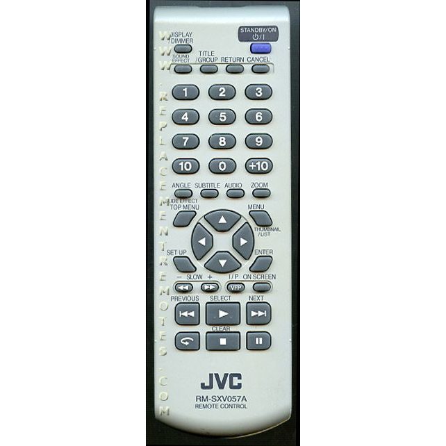 JVC RMSXV057A DVD Remote Control