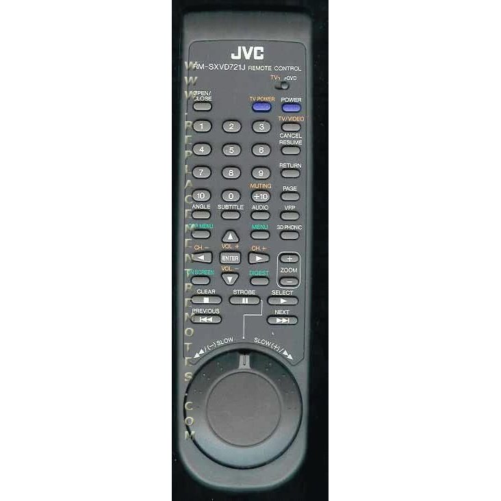 JVC RMSXVD721 Audio Remote Control