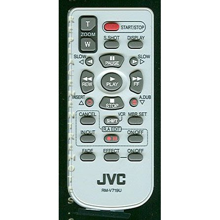 JVC RMV719U Video Camera Remote Control