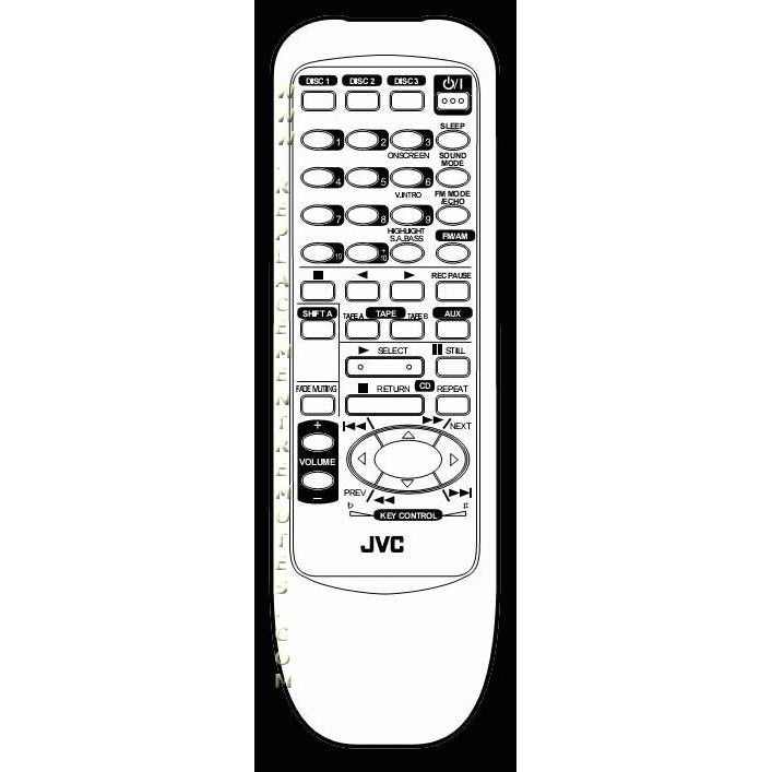 JVC RMVD608T Audio Remote Control