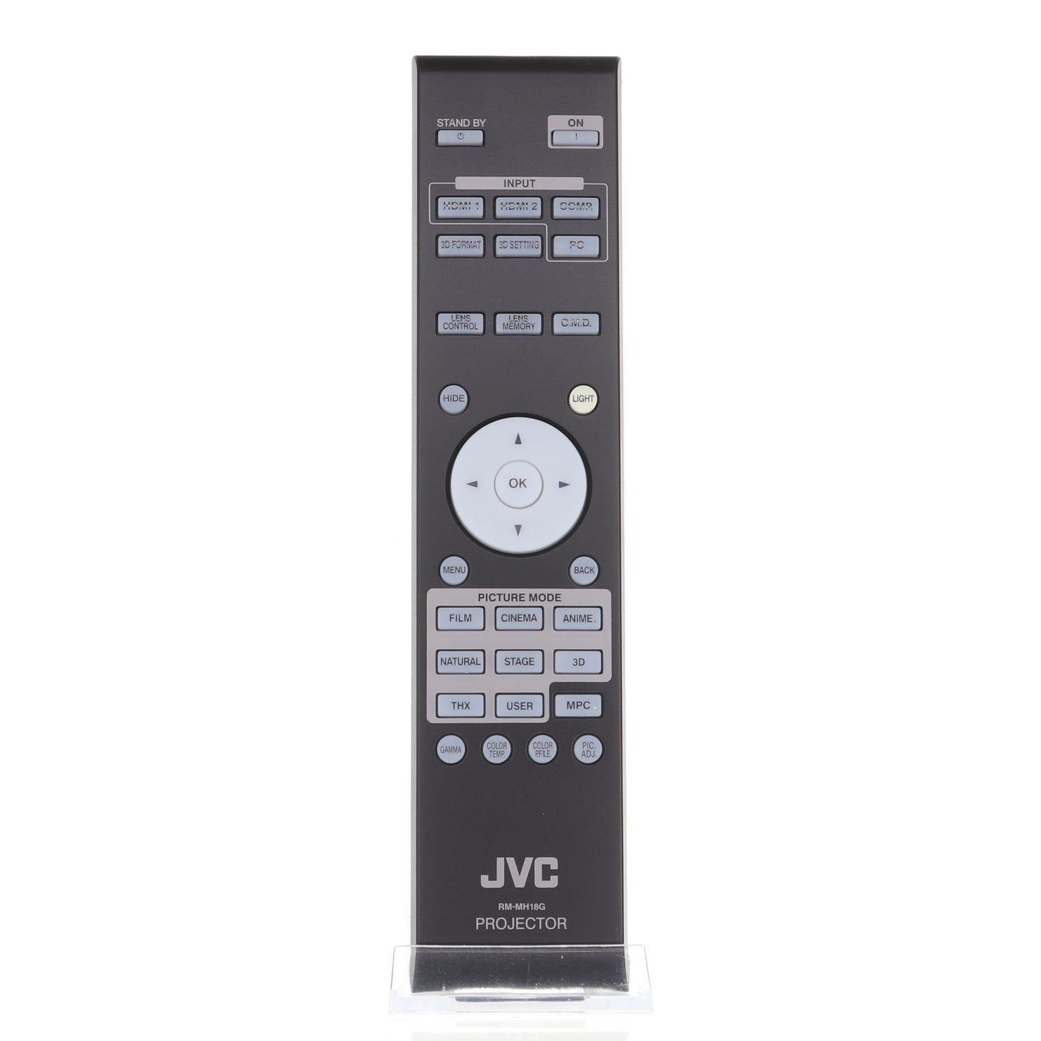 JVC RMMH18G Projector Remote Control