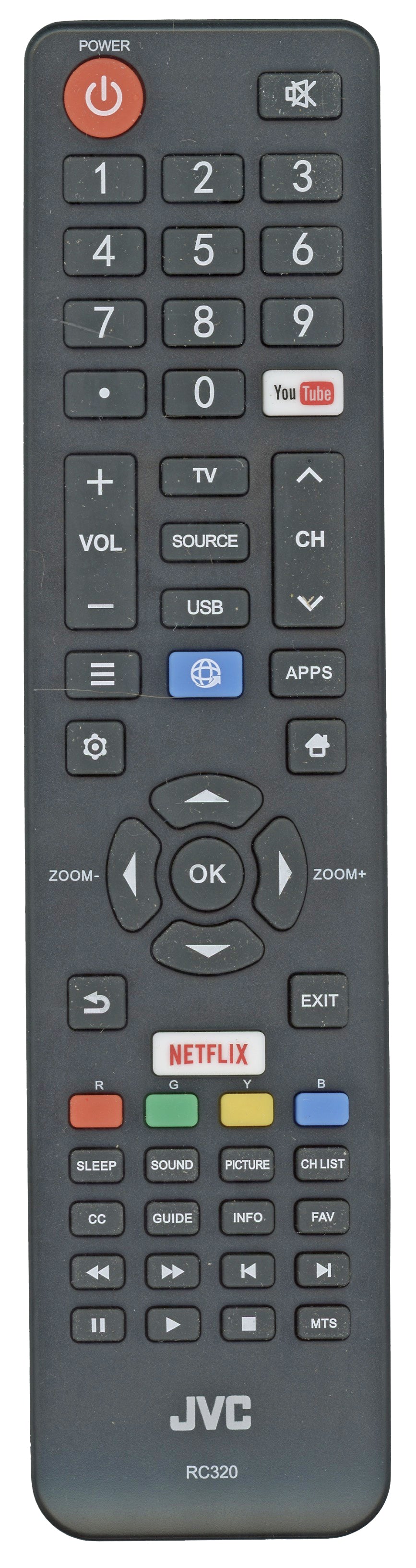 JVC RC320 Projector Remote Control